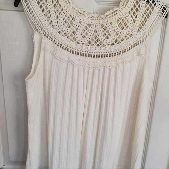 Meadow Rue by Anthropologie boho sleeveless woman's medium blouse - Picture 3 of 7